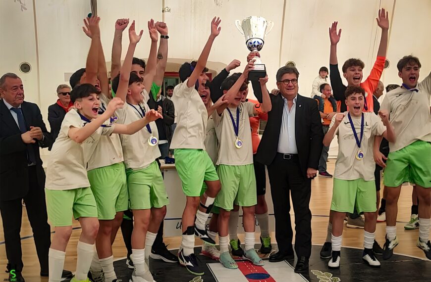 La JSL vince il titolo regionale Under 15 di calcio a 5 a Piazza Armerina